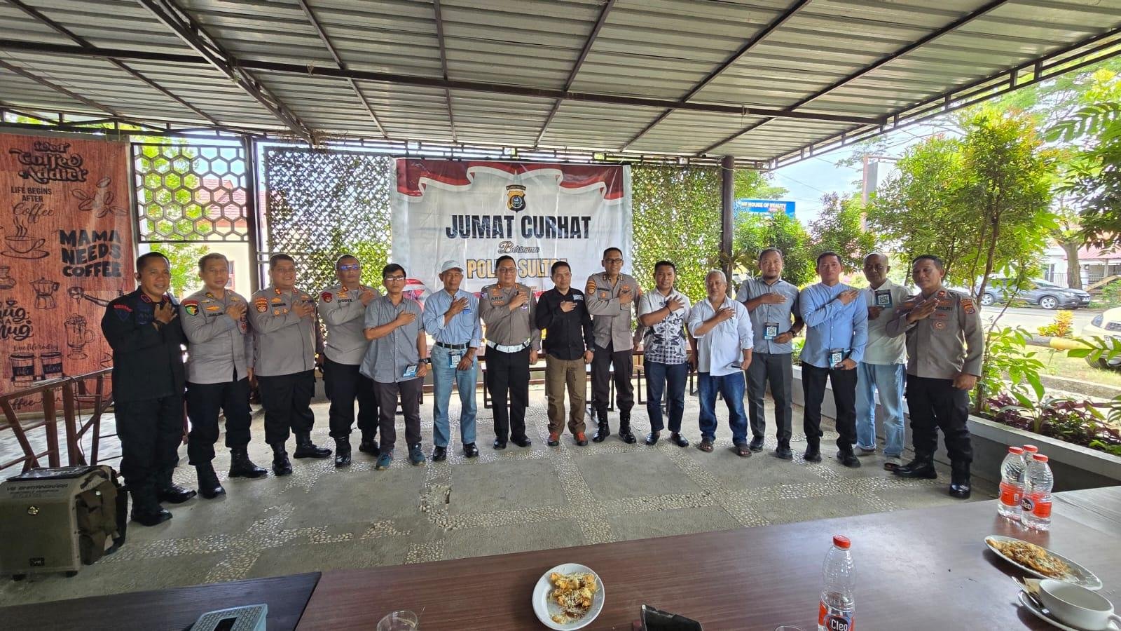 Polda Sultra Gelar Jumat Curhat, Warga Sampaikan Apresiasi dan Beragam Keluhan Kamtibmas