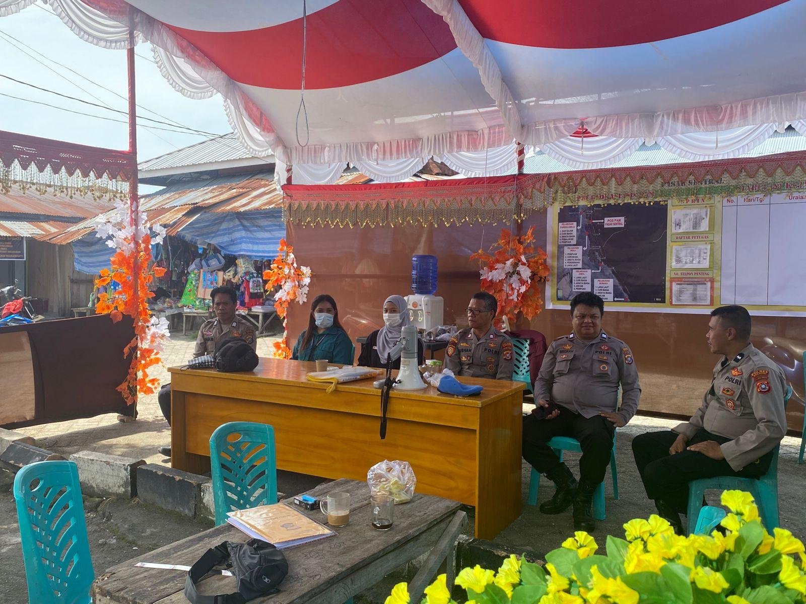 Polres Wakatobi Pastikan Keamanan Pasar Sentral Melalui Operasi Lilin Anoa 2025