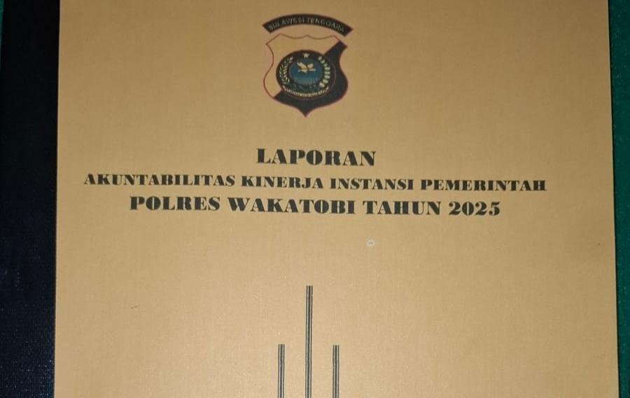 Polres Wakatobi Perkuat Tata Kelola dan Pelayanan Publik Melalui Laporan Akuntabilitas Kinerja Tahun 2025