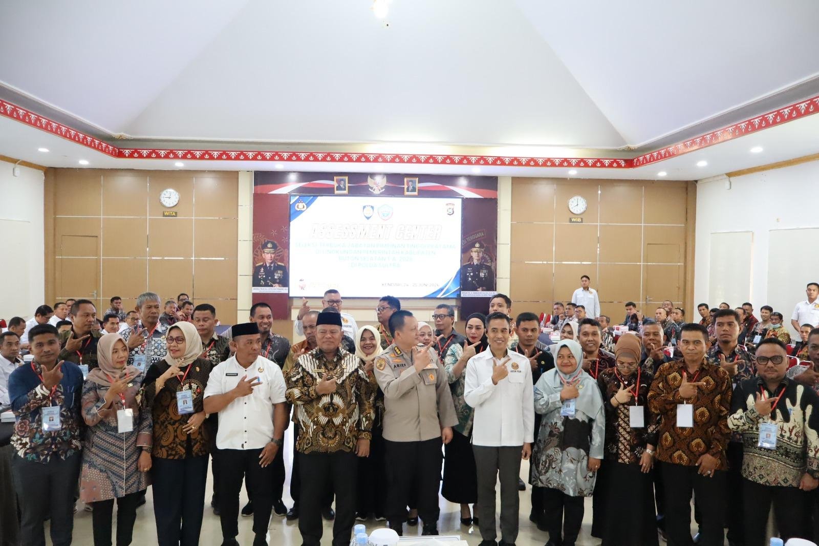 Karo SDM Polda Sultra Buka Assessment Center Seleksi Terbuka JPT Pratama Pemkab Buton Selatan Tahun 2026