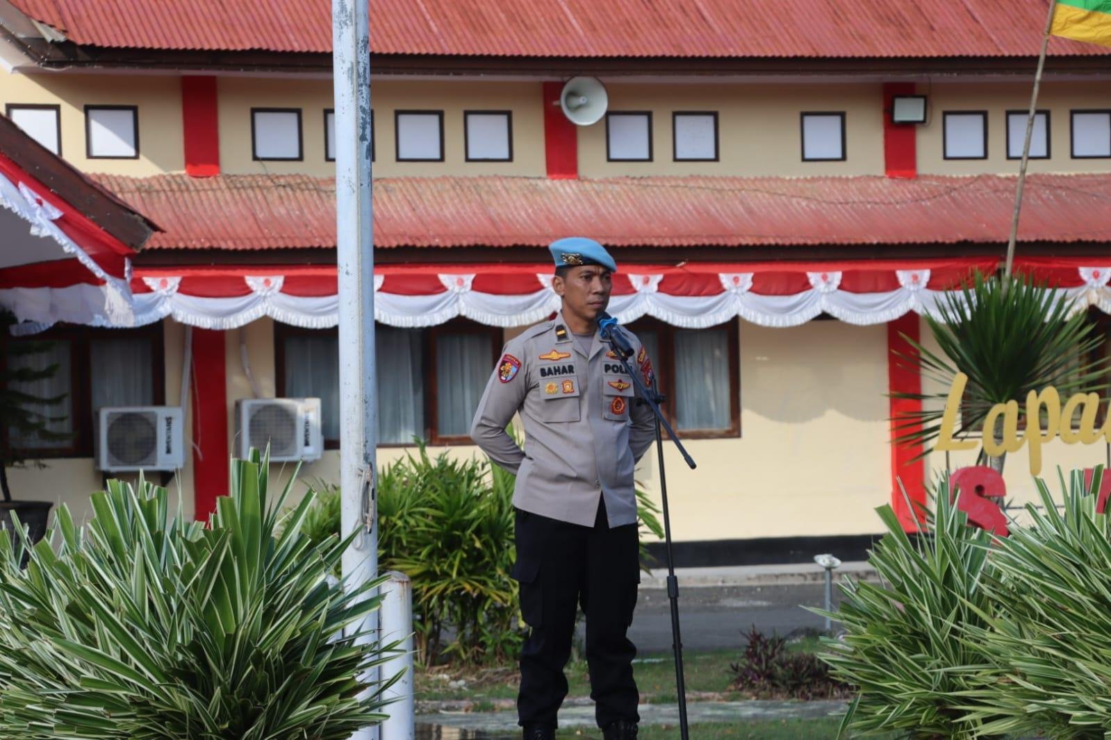 Kasi Propam Polres Wakatobi Tekankan Personel Hindari Pelanggaran Demi Menjaga Marwah Institusi