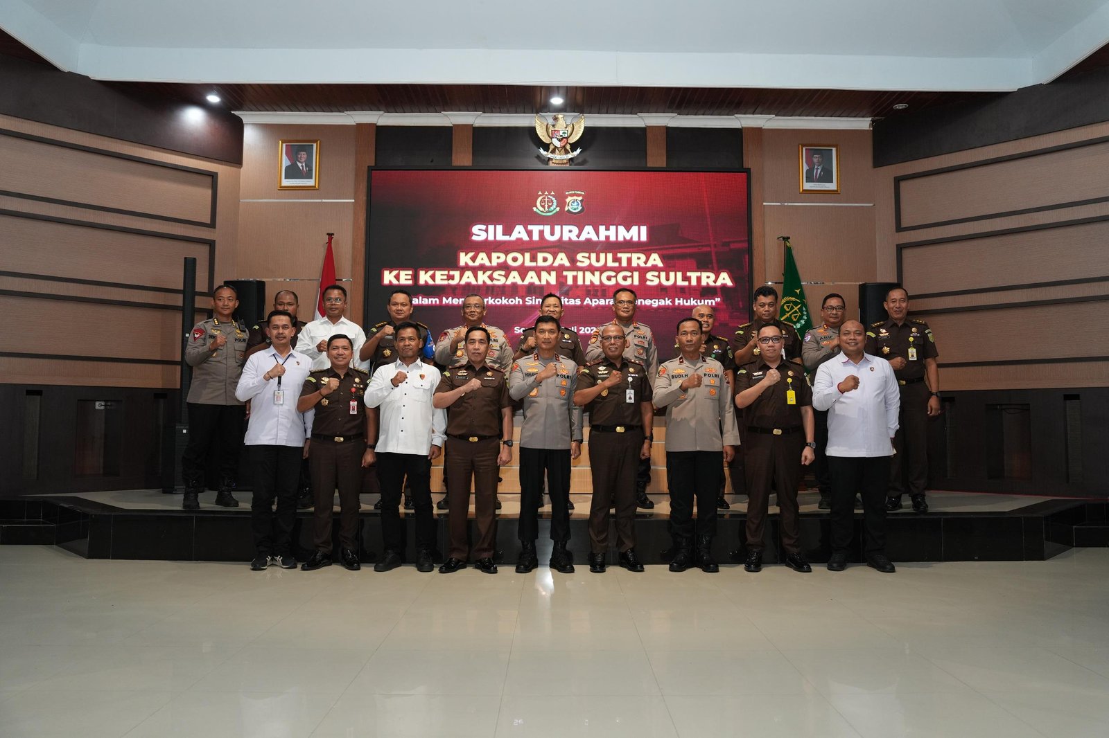 Perkuat Sinergi Penegakan Hukum, Kapolda Sultra Silaturahmi ke Kejaksaan Tinggi Sultra