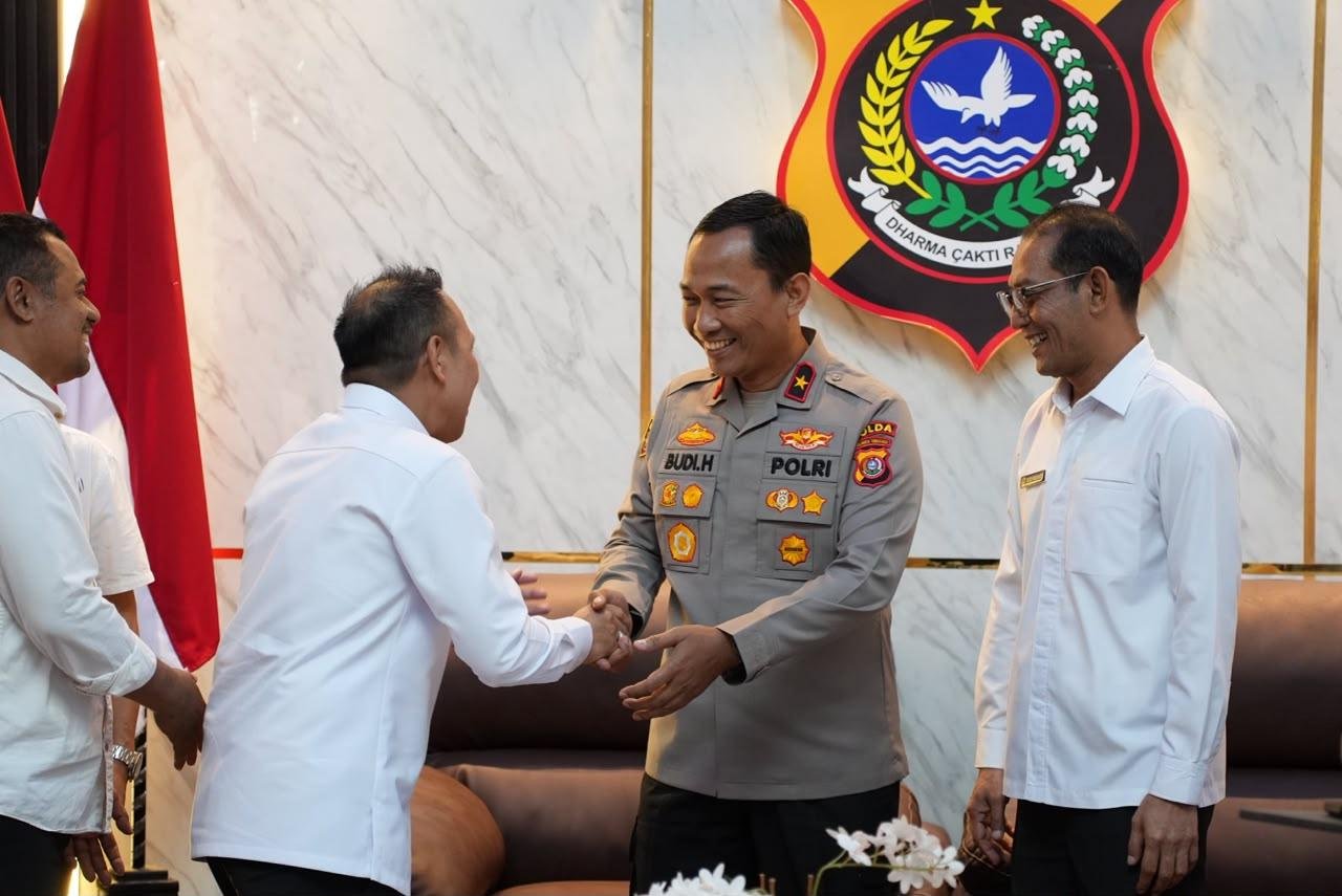 Polda Sultra Terima Kunjungan Kakanwil ATR/BPN Sulawesi Tenggara, Perkuat Kolaborasi Lintas Sektoral