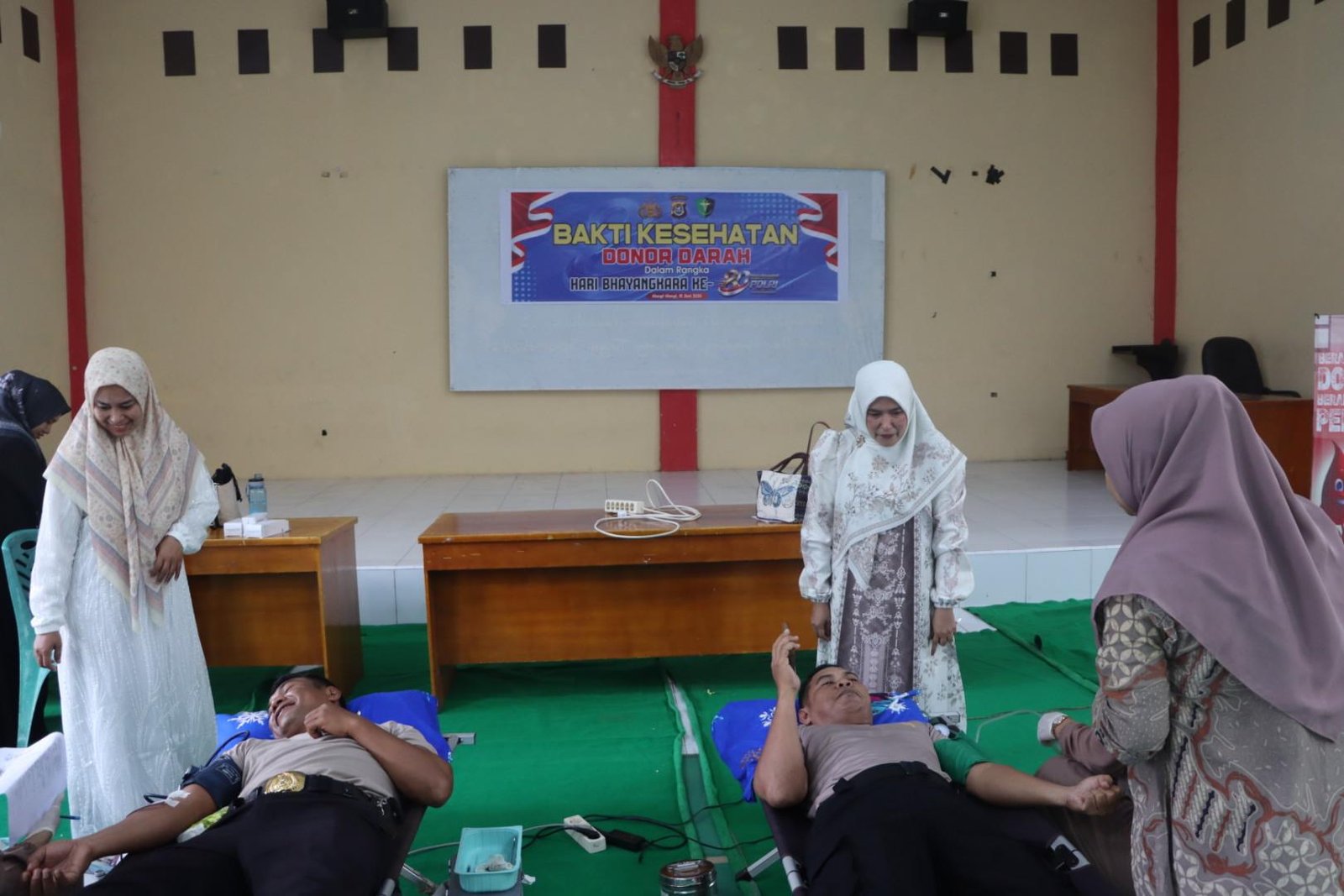 Polres Wakatobi Gelar Donor Darah Sambut Hari Bhayangkara ke-80 Tahun 2026