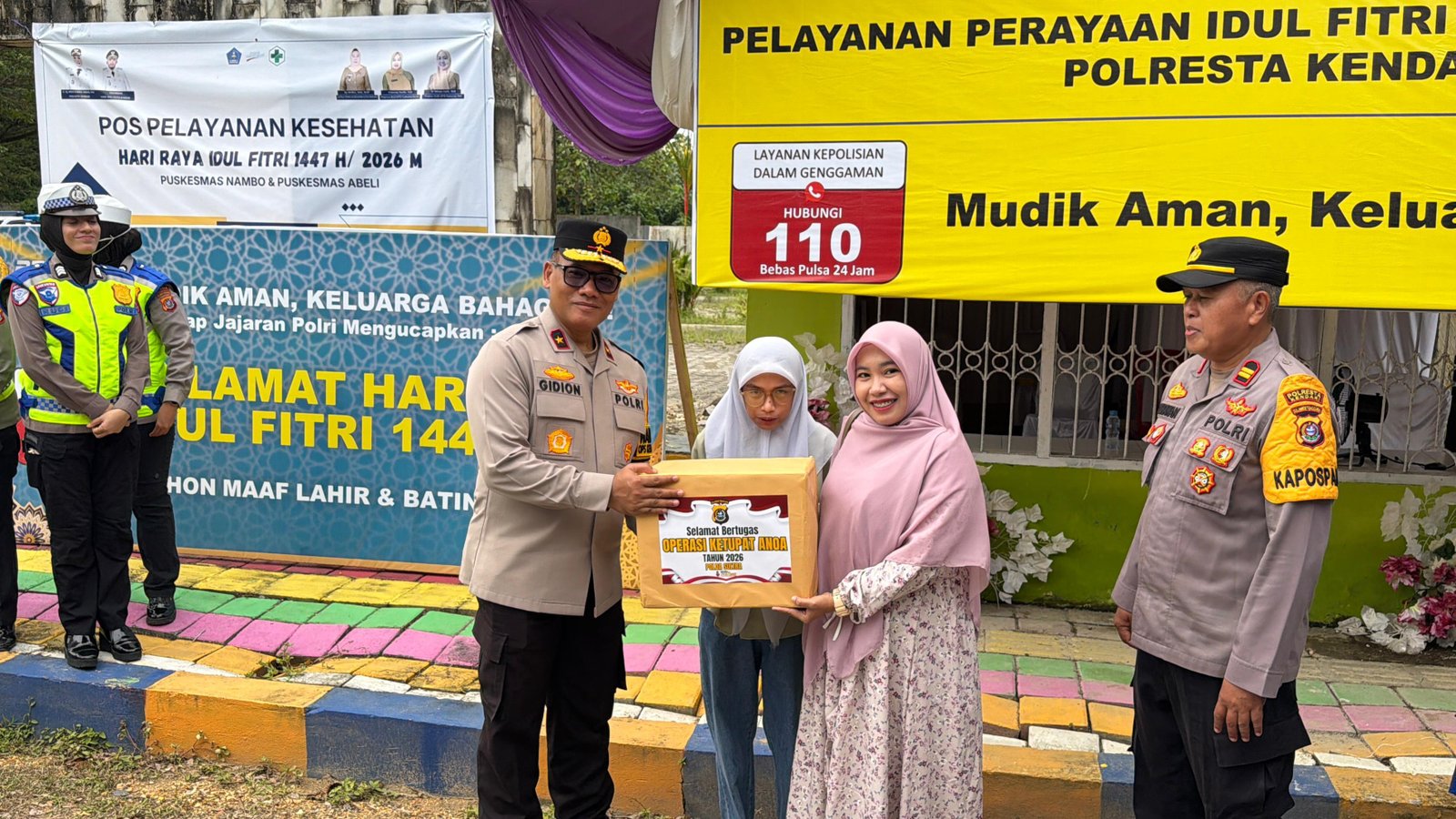 Kapolda Sultra Tinjau Arus Mudik dan Destinasi Wisata di Kendari Pasca Idul Fitri 1447 H