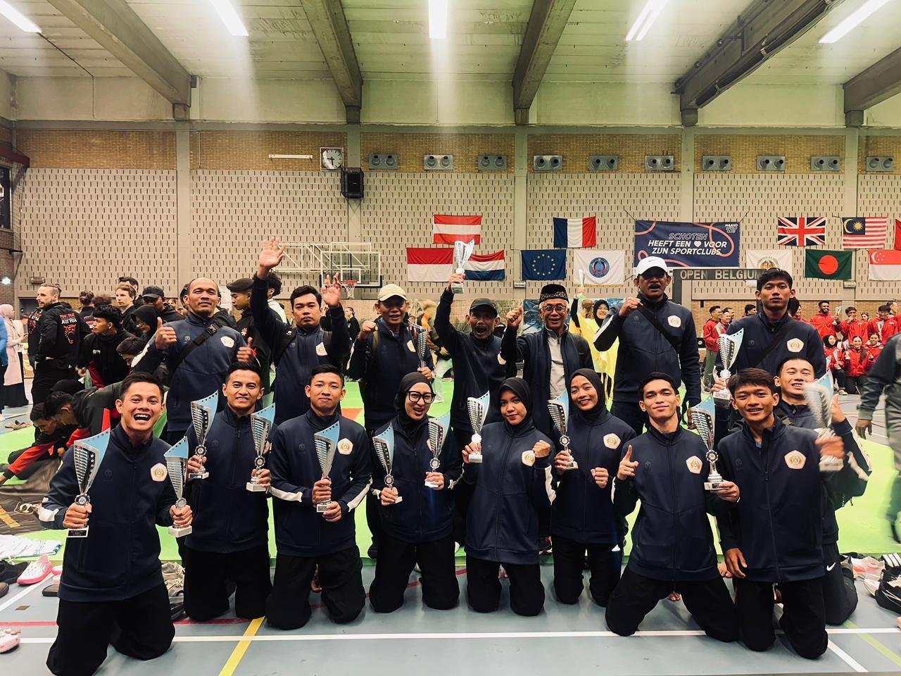POLRI PIMPIN TIMNAS, PENCAK SILAT INDONESIA BORONG EMAS DI BELGIA